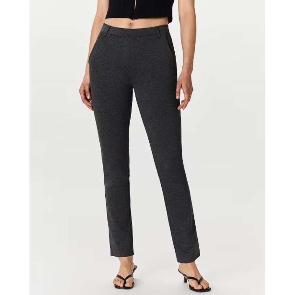 New‎ Quince Ultra-Stretch Ponte Straight Leg Pant Charcoal XL